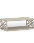 Best Quality Luxury Outdoor Weathered Gray Coffee Table With Stylish And Modern Construction