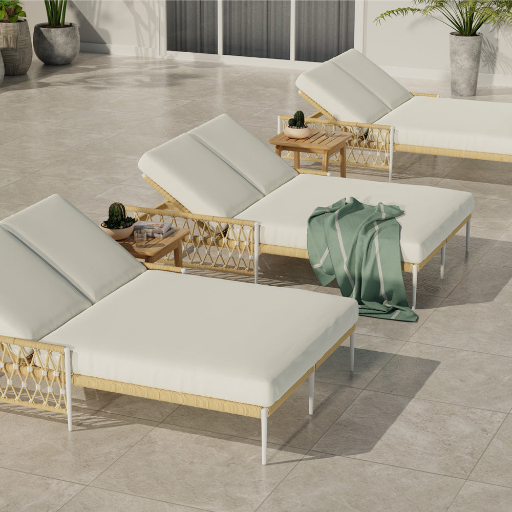 Nantucket Outdoor Double Chaise Lounge