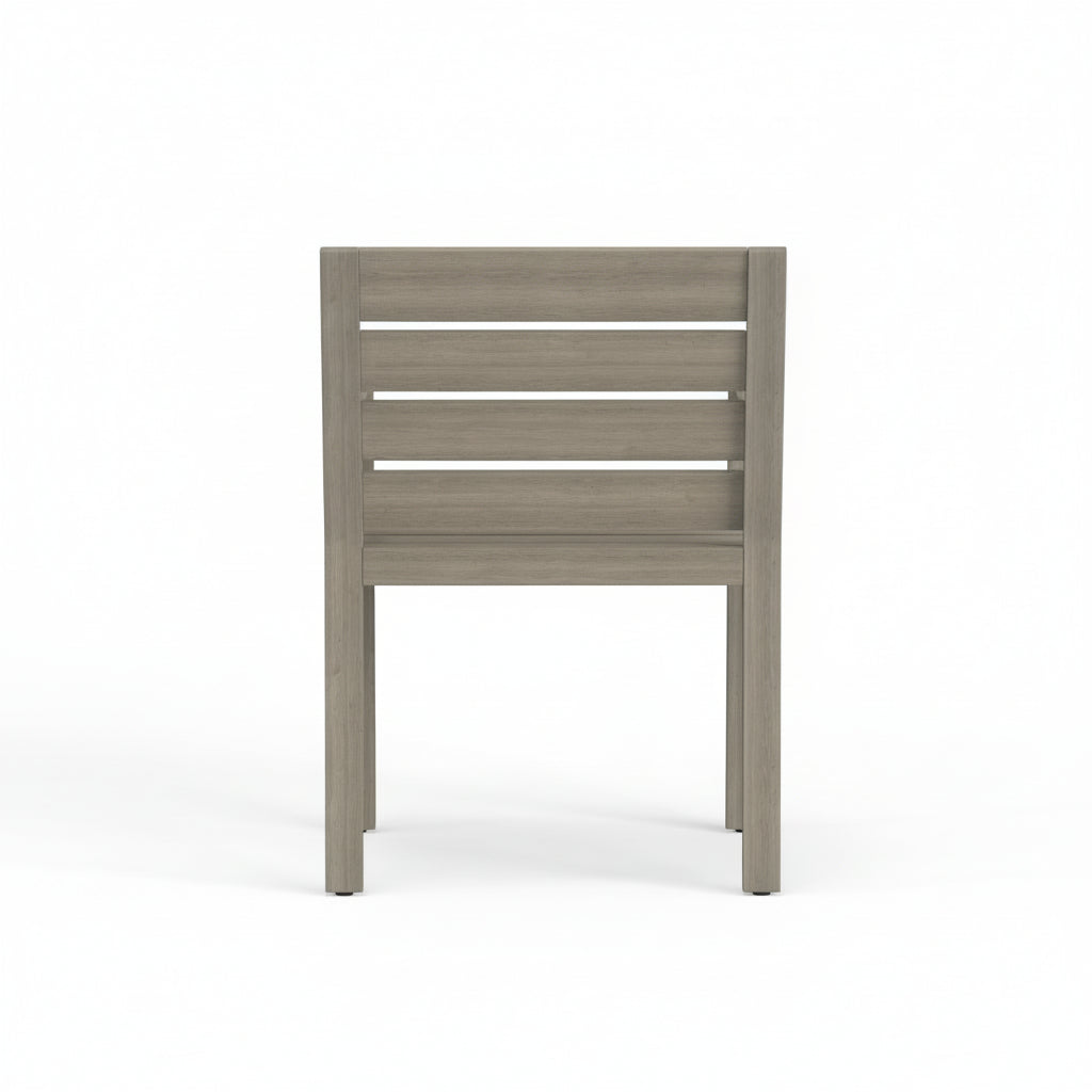 Outdoor Gray Teak Dining Chairs