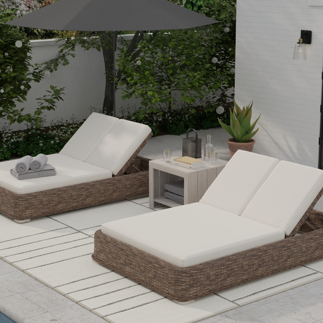 Newport Outdoor Double Chaise Lounge