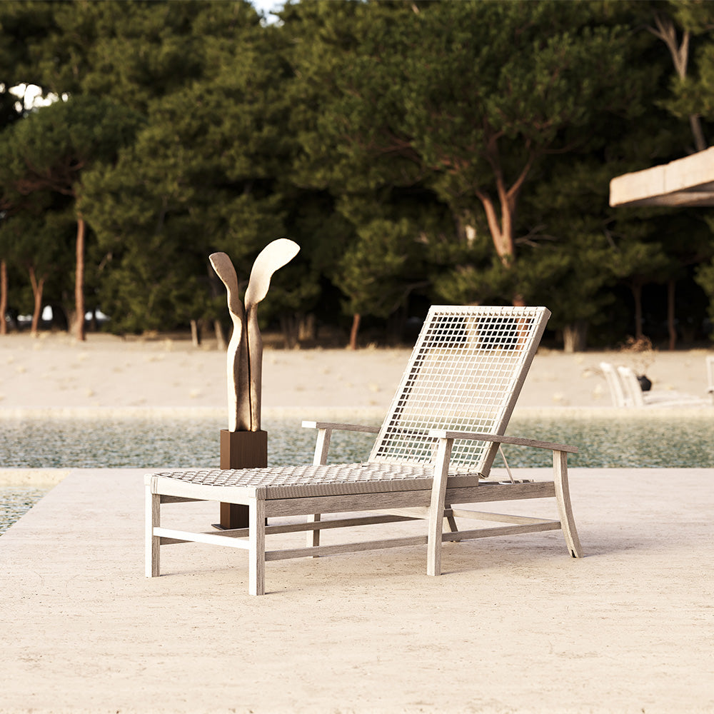 Seward Outdoor Chaise Lounge