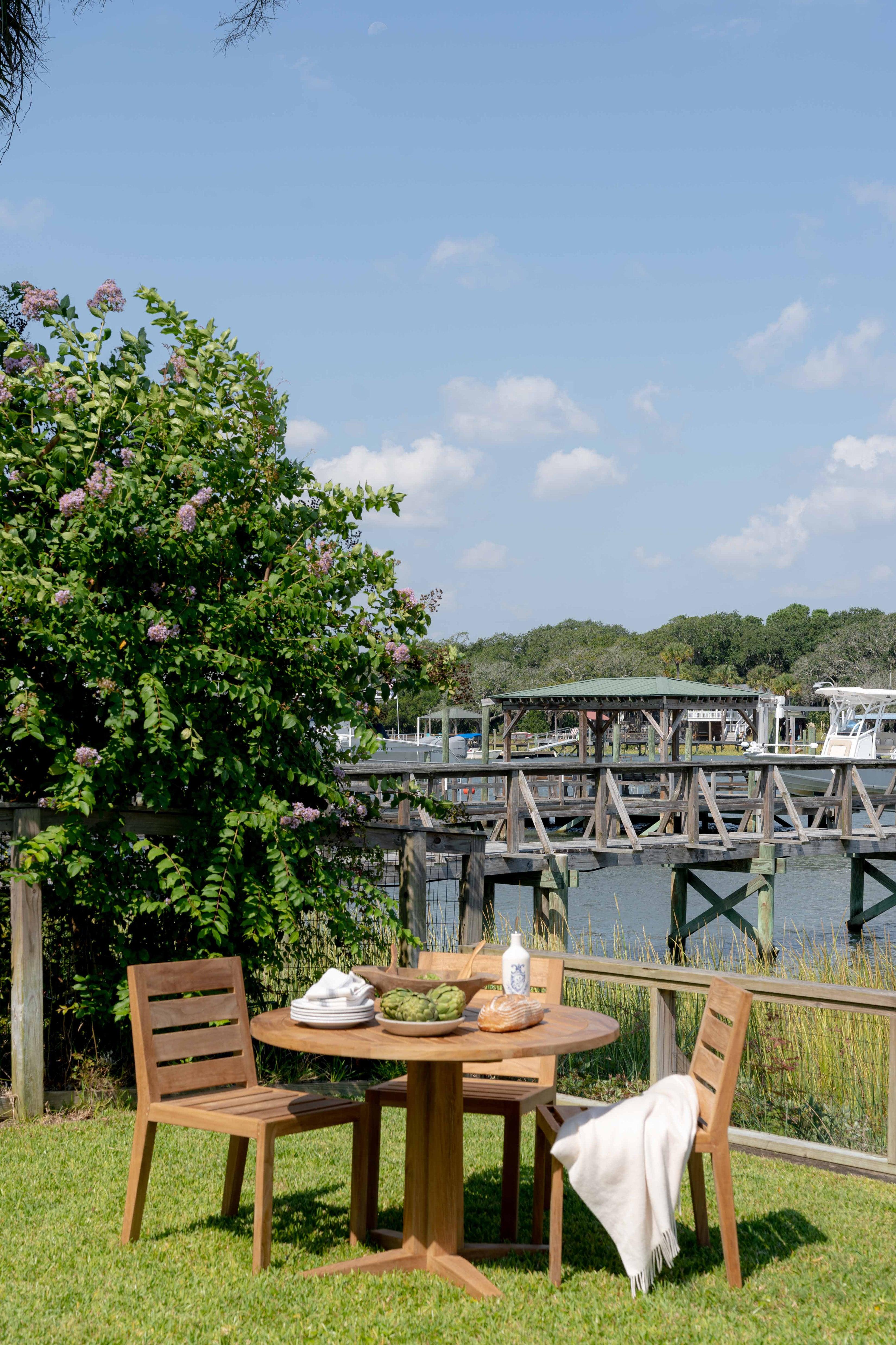 small outdoor patio table