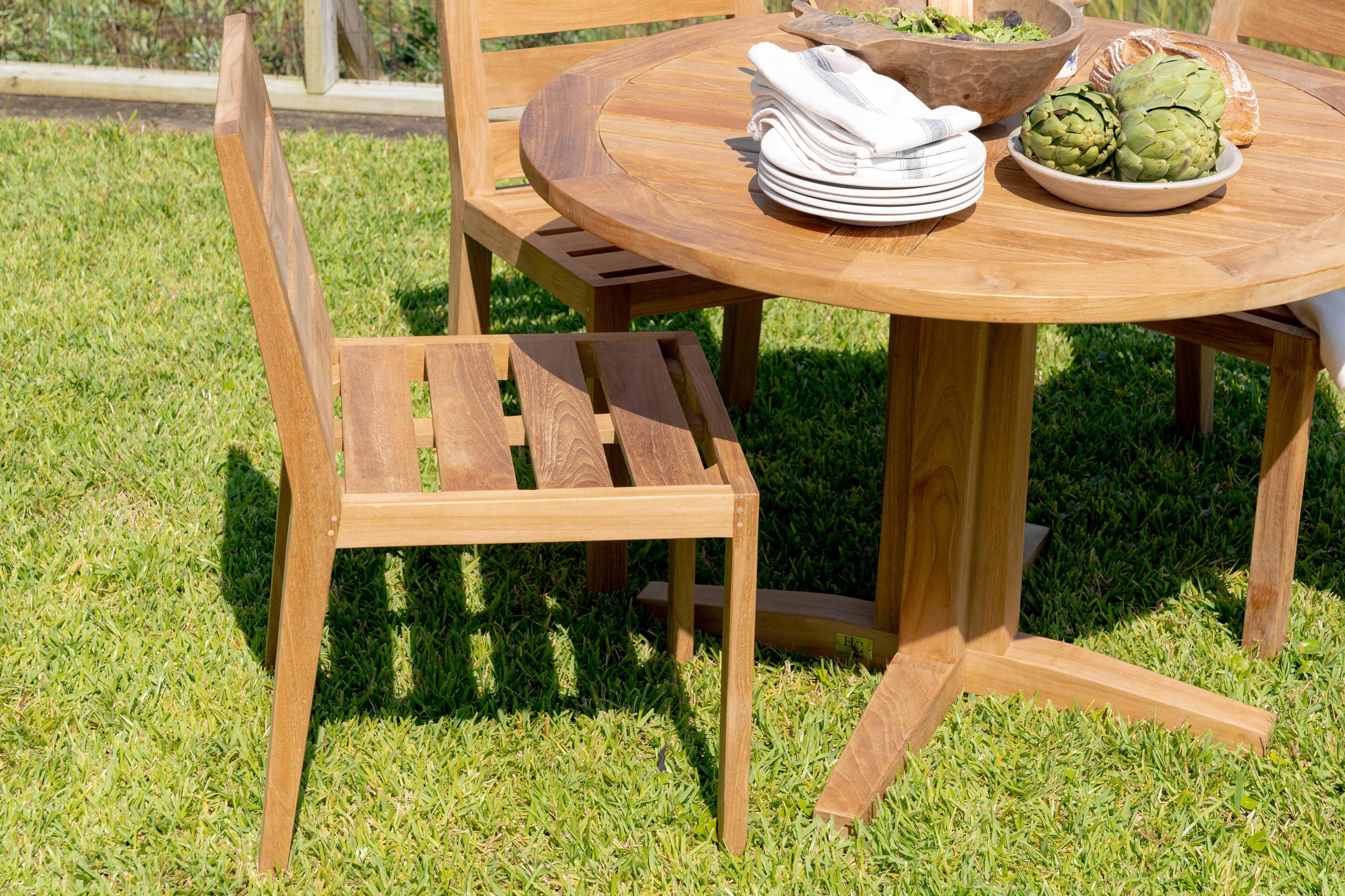 Grade a teak wood breakfast table