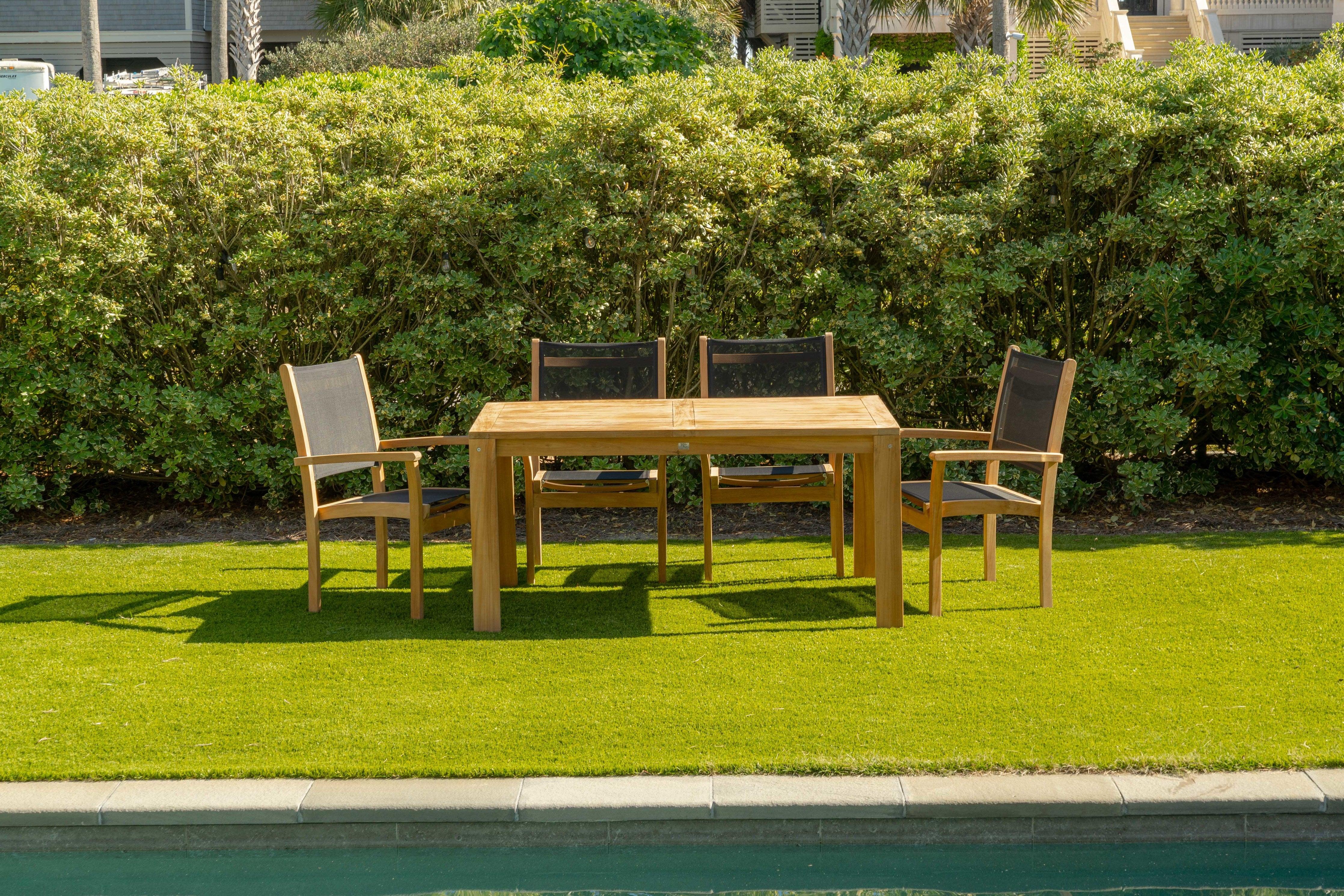 Best Available Teak 5 Foot Patio Dining Table